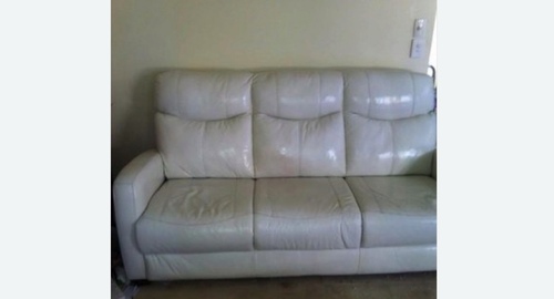 Химчистка кожаного дивана. Азов